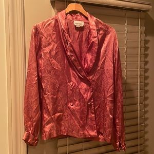 Vintage rose colored blouse